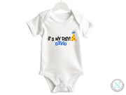 a white bodysuit with the words it's my day on it