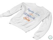 a white sweatshirt with the words happy new year on it