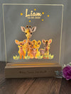 Personalized Cute Animal Night Light Gift for Kids Room Decor