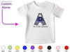 a is for adam t - shirt with custom name