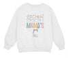 a white sweatshirt with the words mama&#39;s girl next to it