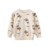 SkipStars Teddy Bear Themed Cardigan ,Cream