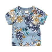 SkipStars MULTI FLORAL PRINT GRAPHIC T-SHIRT