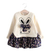 SkipStars Girls Full Sleeve Kawaii Rabbit Dress