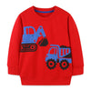 Full Sleeve Vehicle Printed Boys Sweatshirt