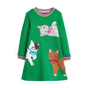 Robe à manches longues pour filles Design de chats mignons