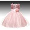 Robe de princesse pour filles pour filles Robe de soirée à paillettes sans manches Tutu