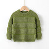 Long Sleeve Green Boys Knitwear Boys Kids Jumper