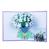 Personalized 3D Pop-Up FFlowers Bouquet Greeting Card - Handmade for Thinking of You, Congrats, Weddings, & Thank You gift