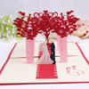 Personalized 3D Pop-up Couple's Wedding Greeting Card - Handmade Wedding Card, Perfect for Congrats, Thank You, & Thinking of You