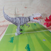 Personalized Dinosaur Pop-Up Greeting Card - Handmade, 3D Design, Perfect for Birthday, Congrats, or Saying Thanks!