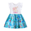 Robe tutu d'été sans manches pour filles à motif de lapin mignon