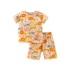 Short Sleeved Boys 2 Piece T-Shirt With Shorts Summer Set