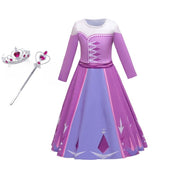 Robe inspirée d'Elsa Frozen pour filles